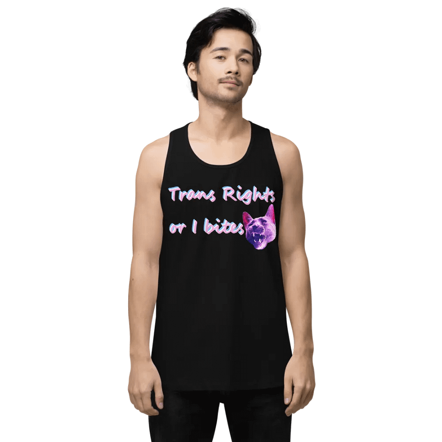 TROIB muscle tank in pink ink product image (2)