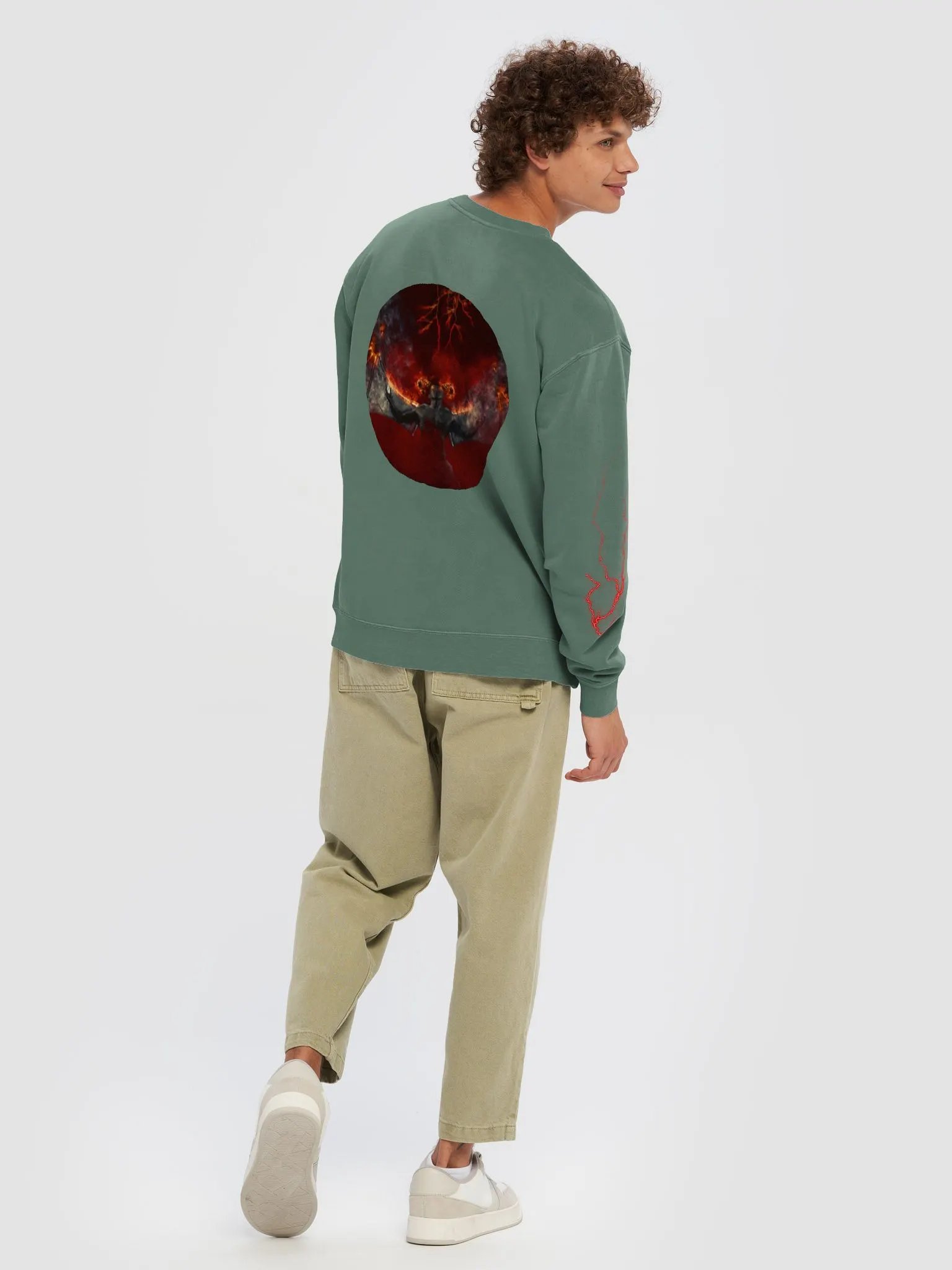 Independent Trading Co. Unisex Midweight Pigment Dyed Sweatshirt product image (4)