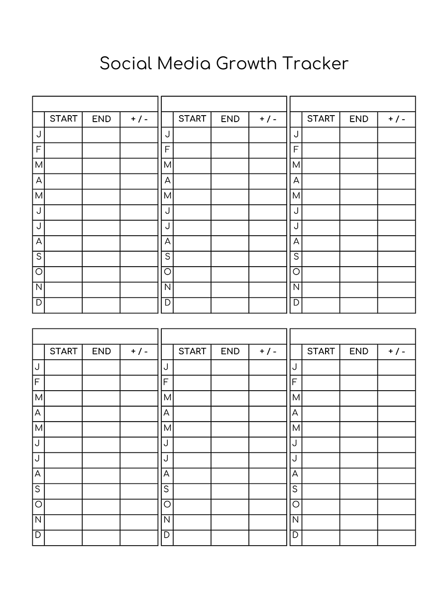 Social Media Growth Tracker product image (1)