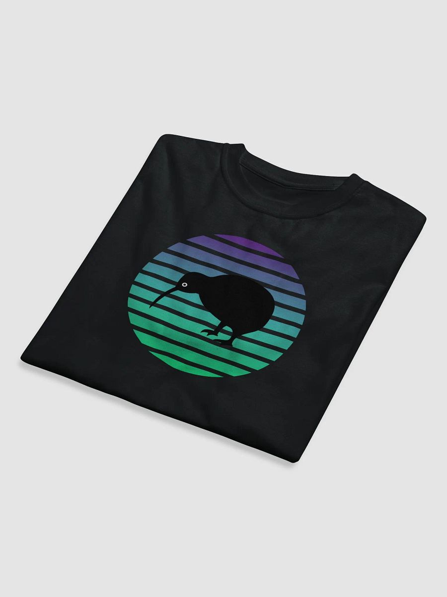 Retro Aqua Blue Sunset and Kiwi Bird product image (8)