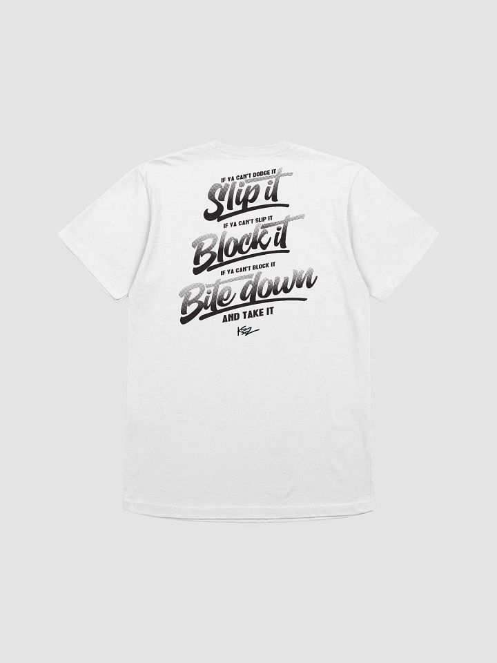 BITE DOWN TEE WHITE/BLACK product image (2)