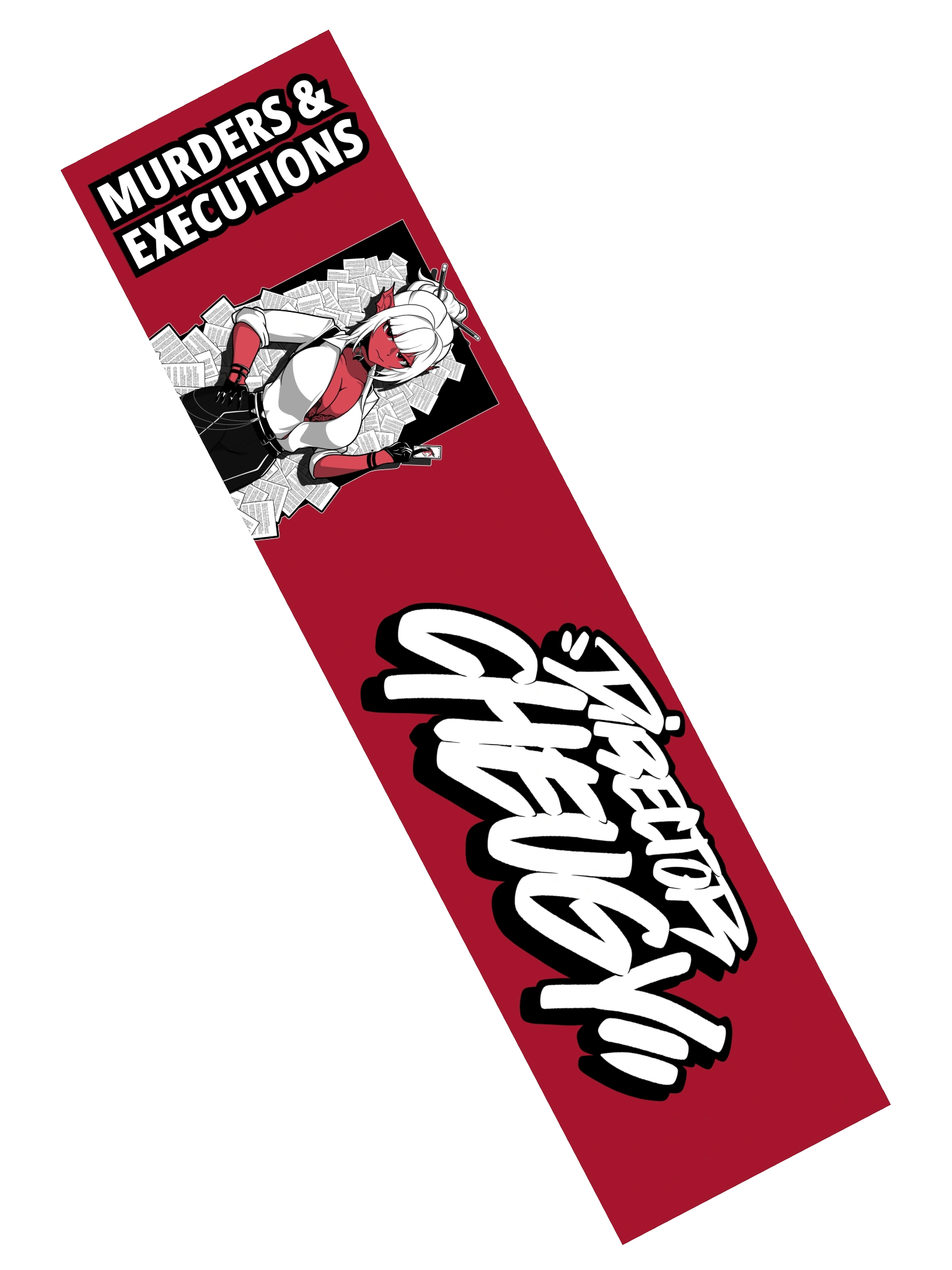 Murders & Executions Bumper Sticker (Red) product image (2)