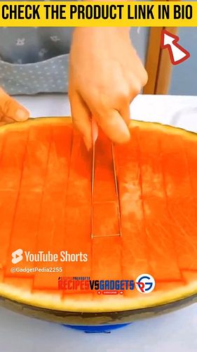 WaterMelon Slicer #shorts #kitchengadgets #youtubeshorts #slicer ( Product 11 ) 
https://amzn.to/3Nkb89d