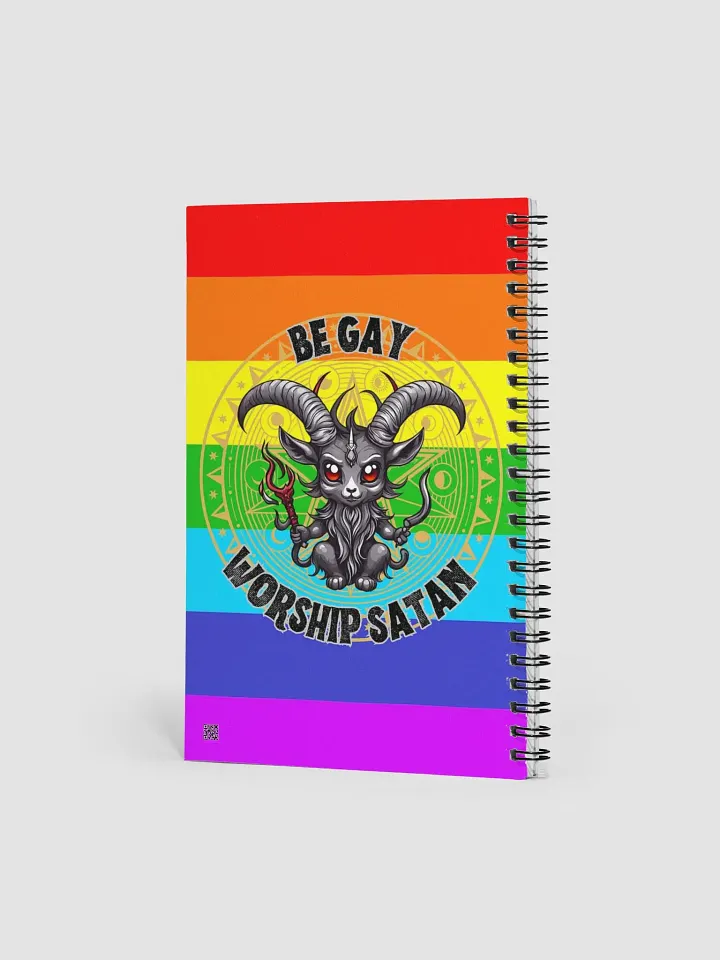 Be Gay Worship Satan Notebook product image (2)