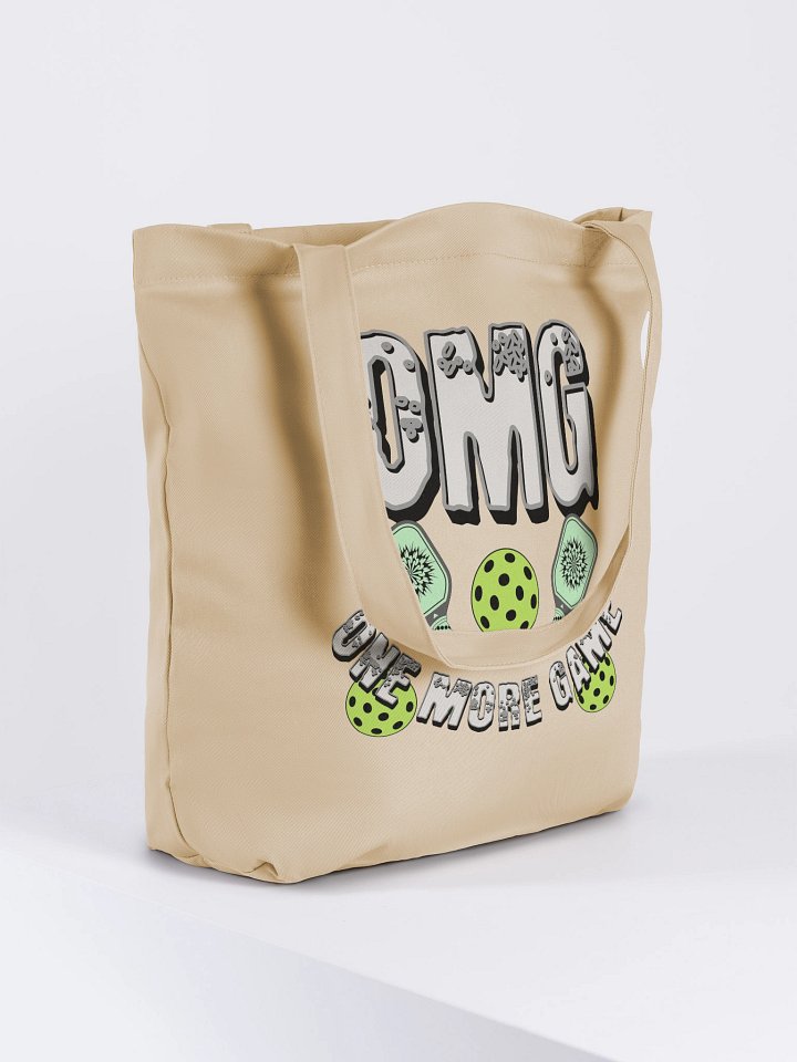 OMG One More Time Pickleball Block Paradise Tote Bag product image (4)