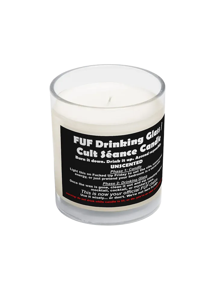 FUF Drinking Glass / Cult Séance Candle product image (2)