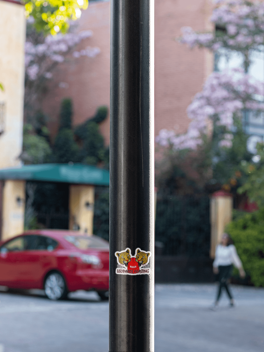 Leopards Feasting On MAGA - Sticker product image (3)