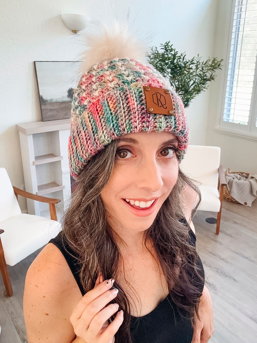 Block Stitch Crochet Hat Pattern, 7 Sizes + Video Tutorial product image (3)