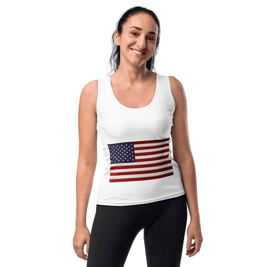 US Flag Womans Premium Vest product image (10)