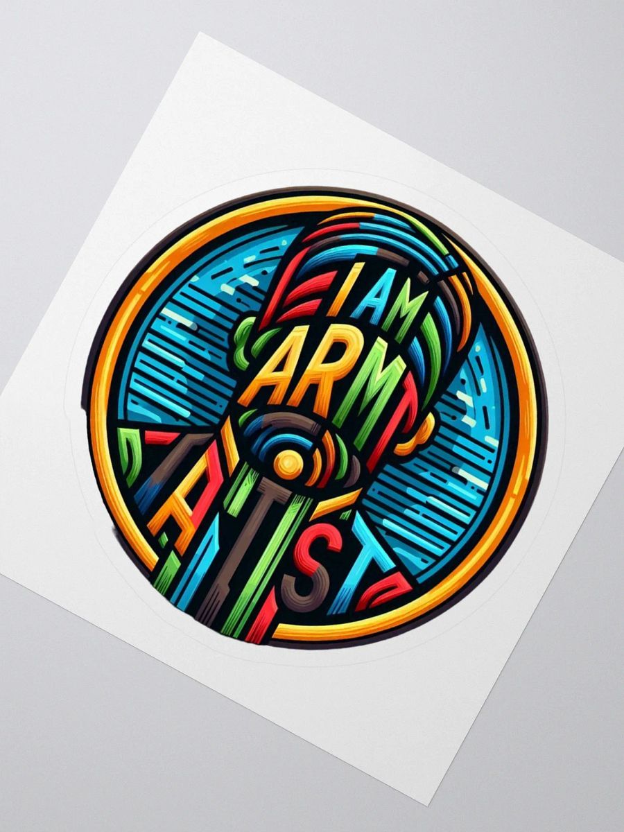 I AM ARTIST Abstract Sticker Set product image (2)
