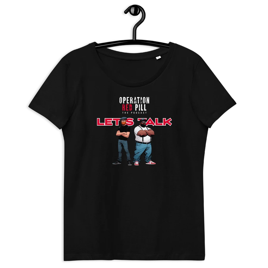 “Let’s Talk” Women’s Fitted T-shirt - The Drew Missen Collection product image (9)