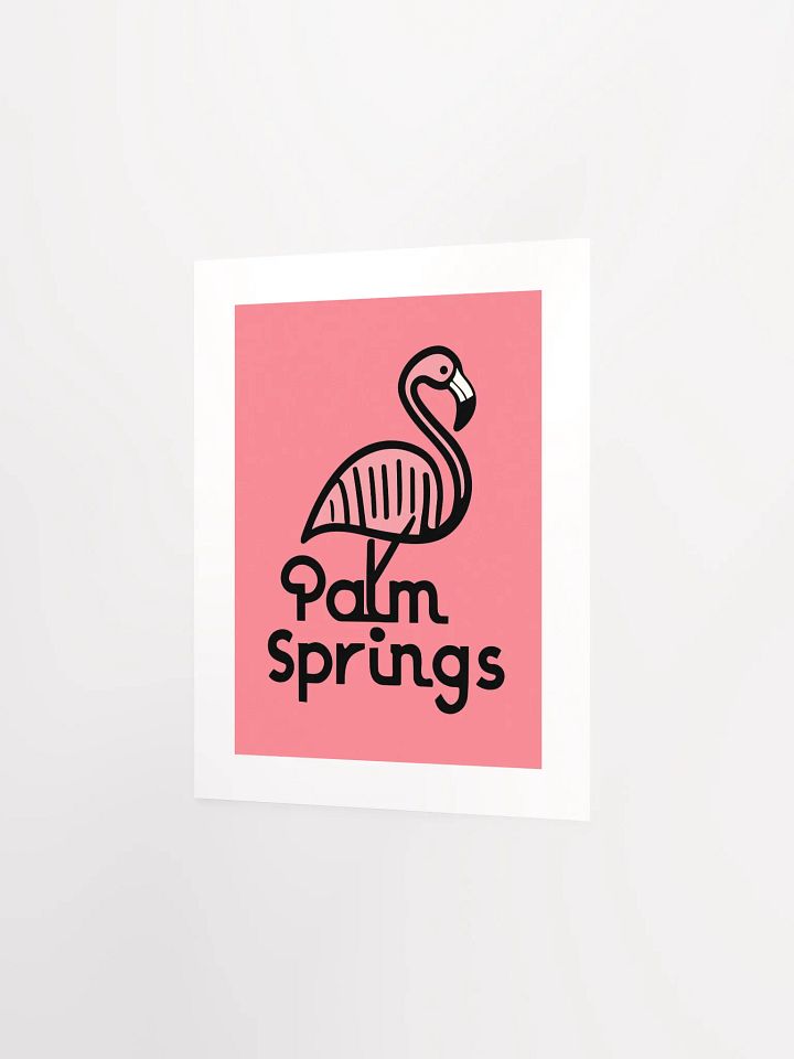 Palm Springs Pink Flamingo - Print product image (5)