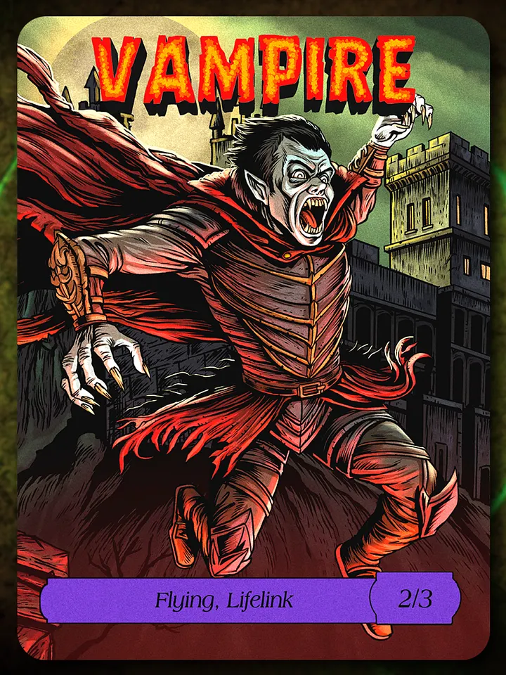 Vampire 2/3 Full Art Token product image (1)