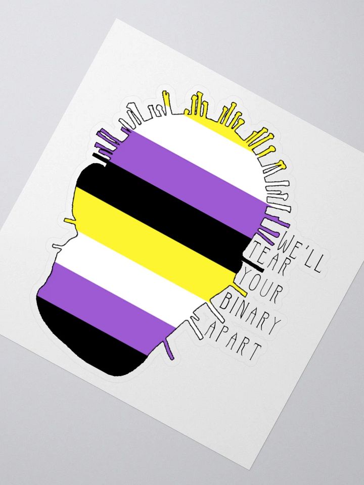 Non-Binary Pinhead Sticker product image (2)