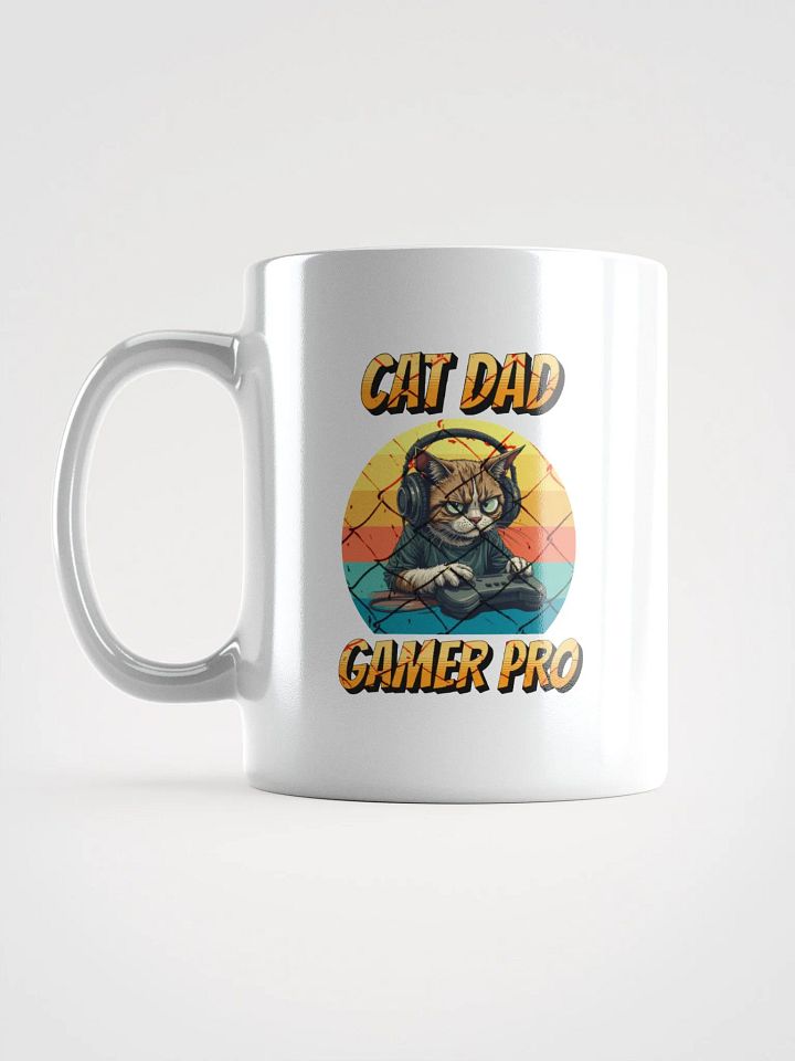 Cat Dad Gamer Pro Mug product image (1)
