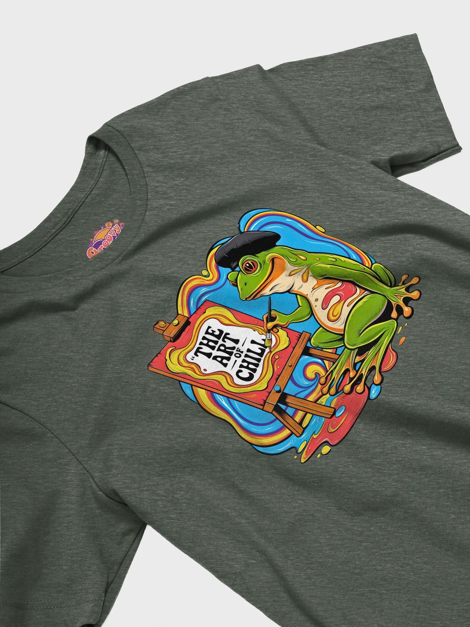 Chill Frog Artist T-Shirt product image (2)
