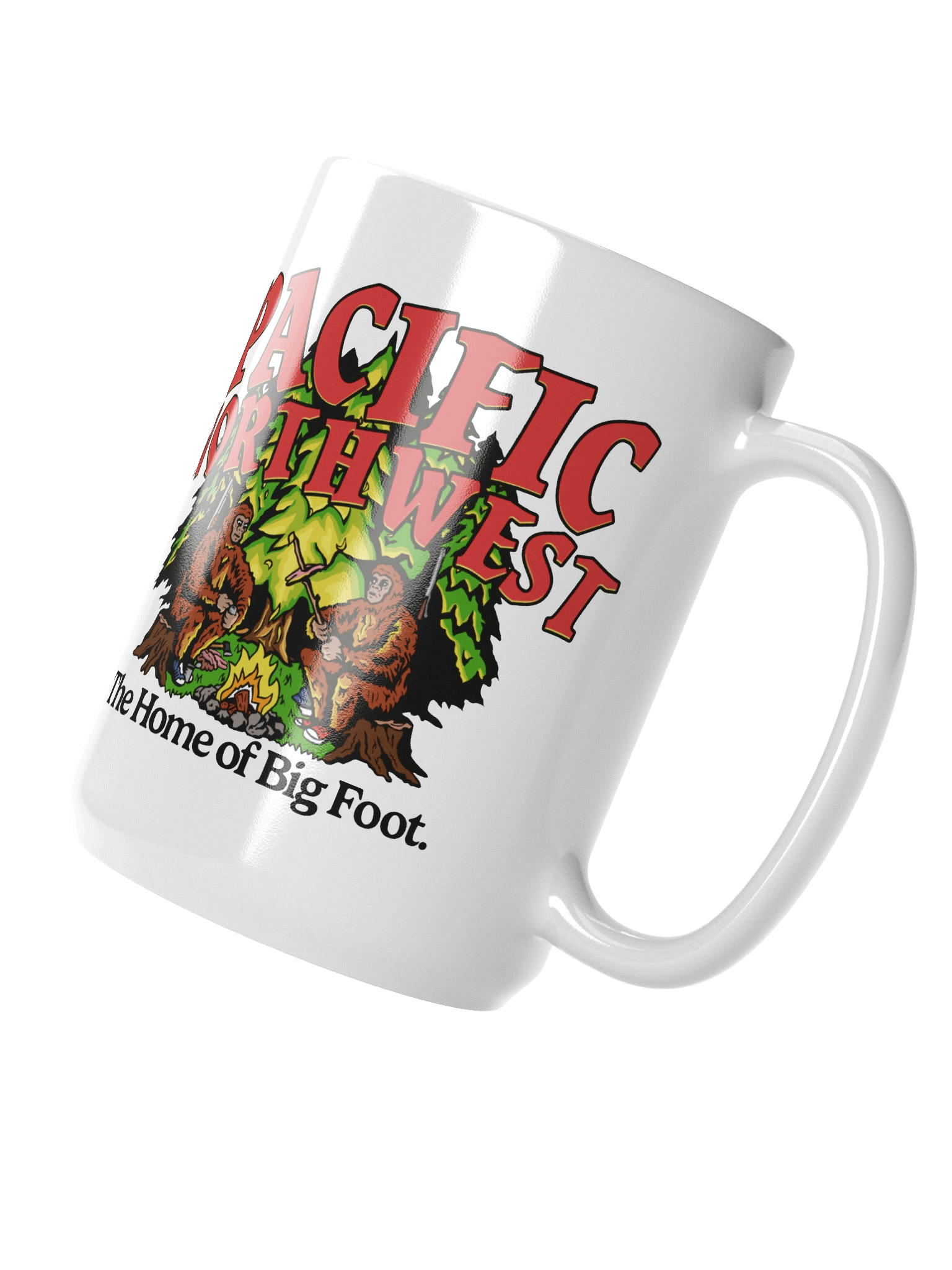 The Home of Big Foot - White Mug product image (3)