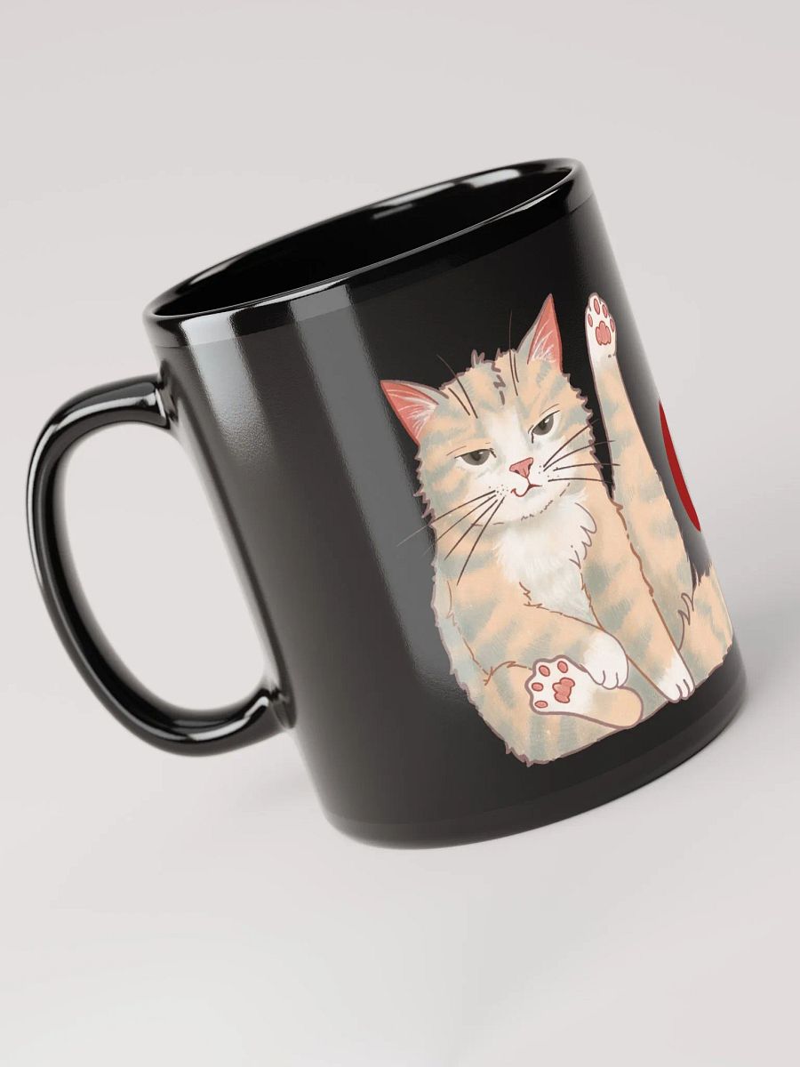 Cat Date Night - black mug product image (4)