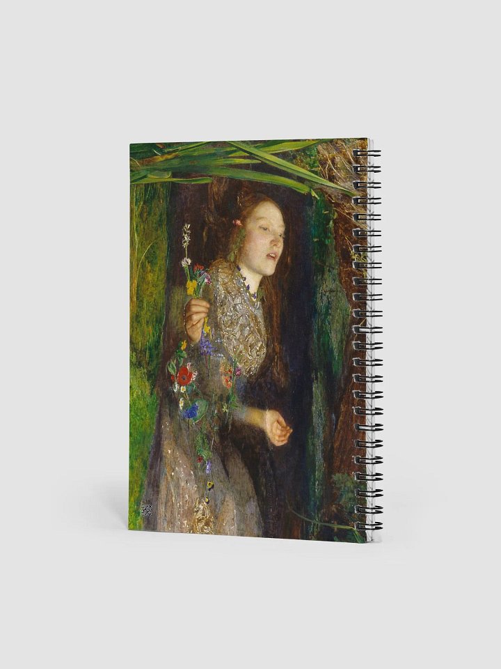 ''Ophelia'' by John Everett Millais Spiral Notebook product image (2)