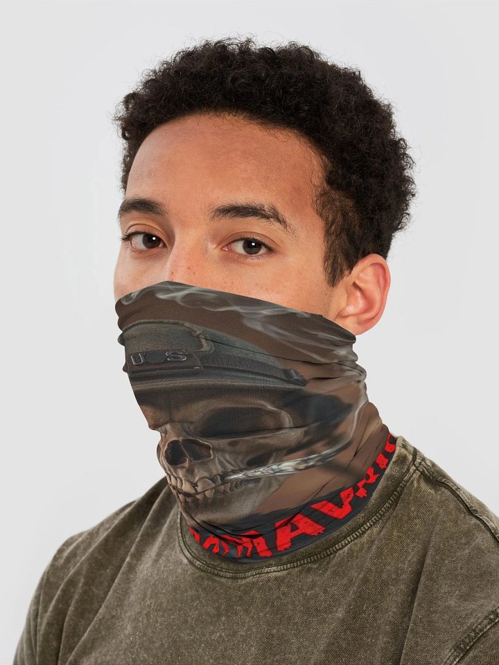 Smoking Skull Military Neck Gaiter product image (2)