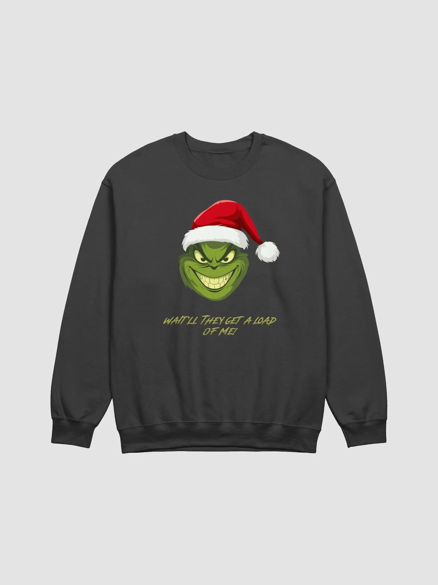 Mischievous Santa Face Crewneck product image (1)