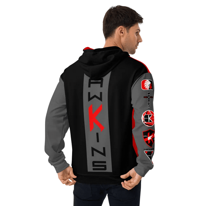 Dawkins Gray Stripe Hoodie 2 product image (2)