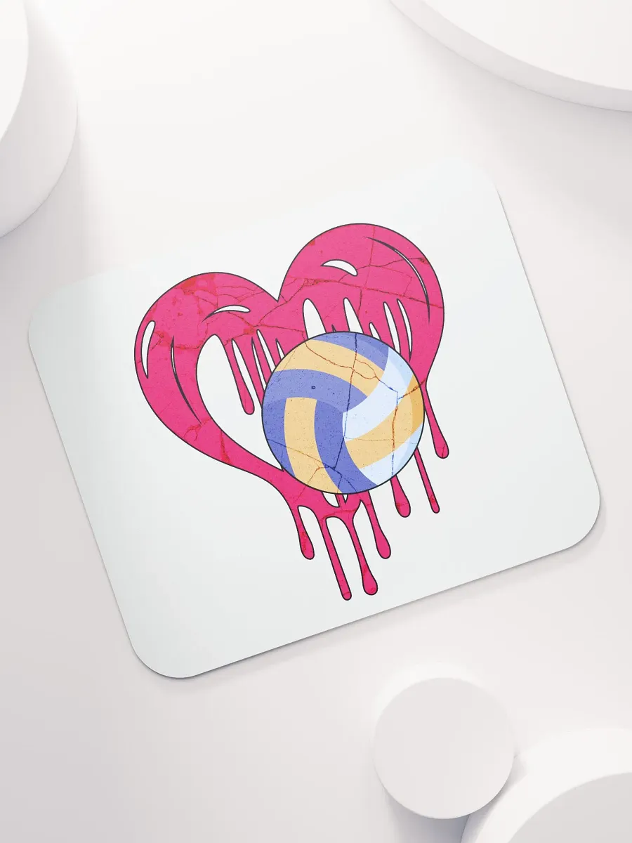 Heart Volleyball Mouse Pad product image (2)