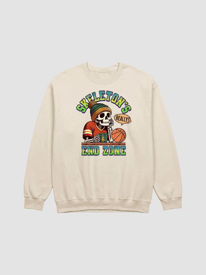 Skeletons End Zone Basketball Air-Spun Classic Crewneck Sweatshirt product image (19)