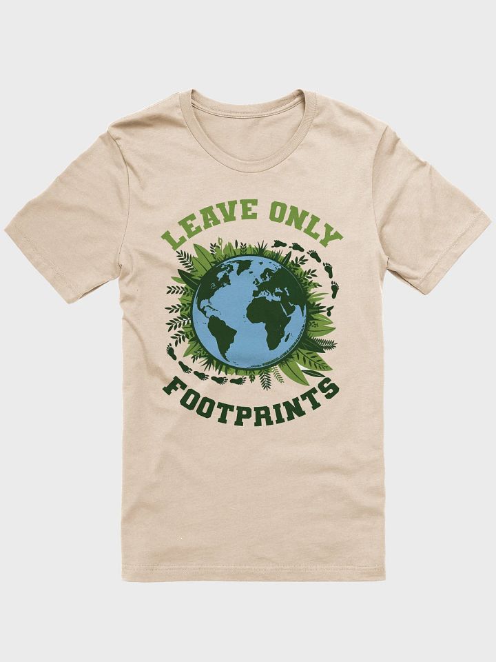 Leave Only Footprints, Care for Our Planet Bella+Canvas T-Shirt product image (1)