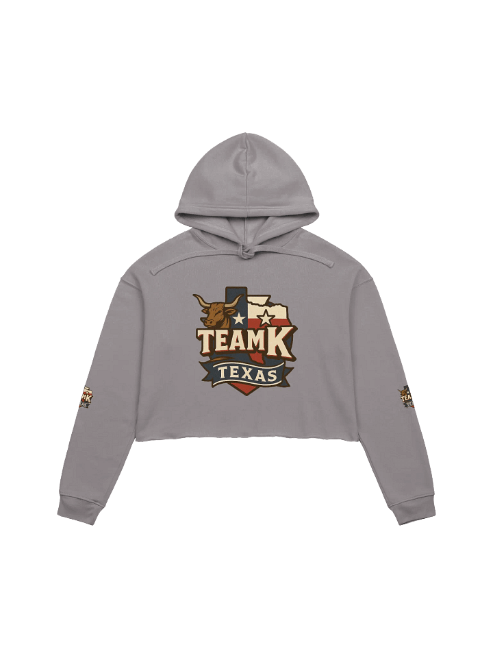 Team K Texas Crop Hoodie product image (3)