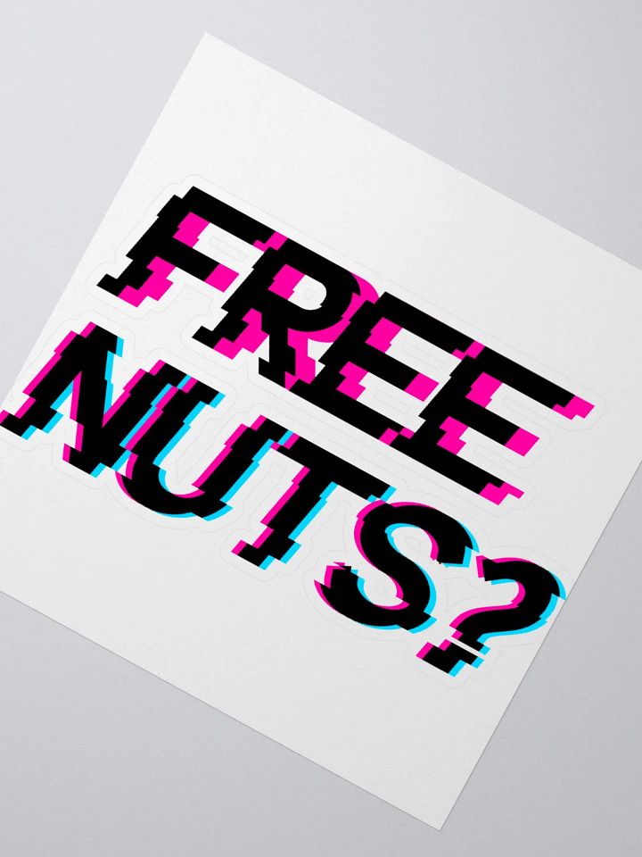 Free Nuts? Sticker product image (2)