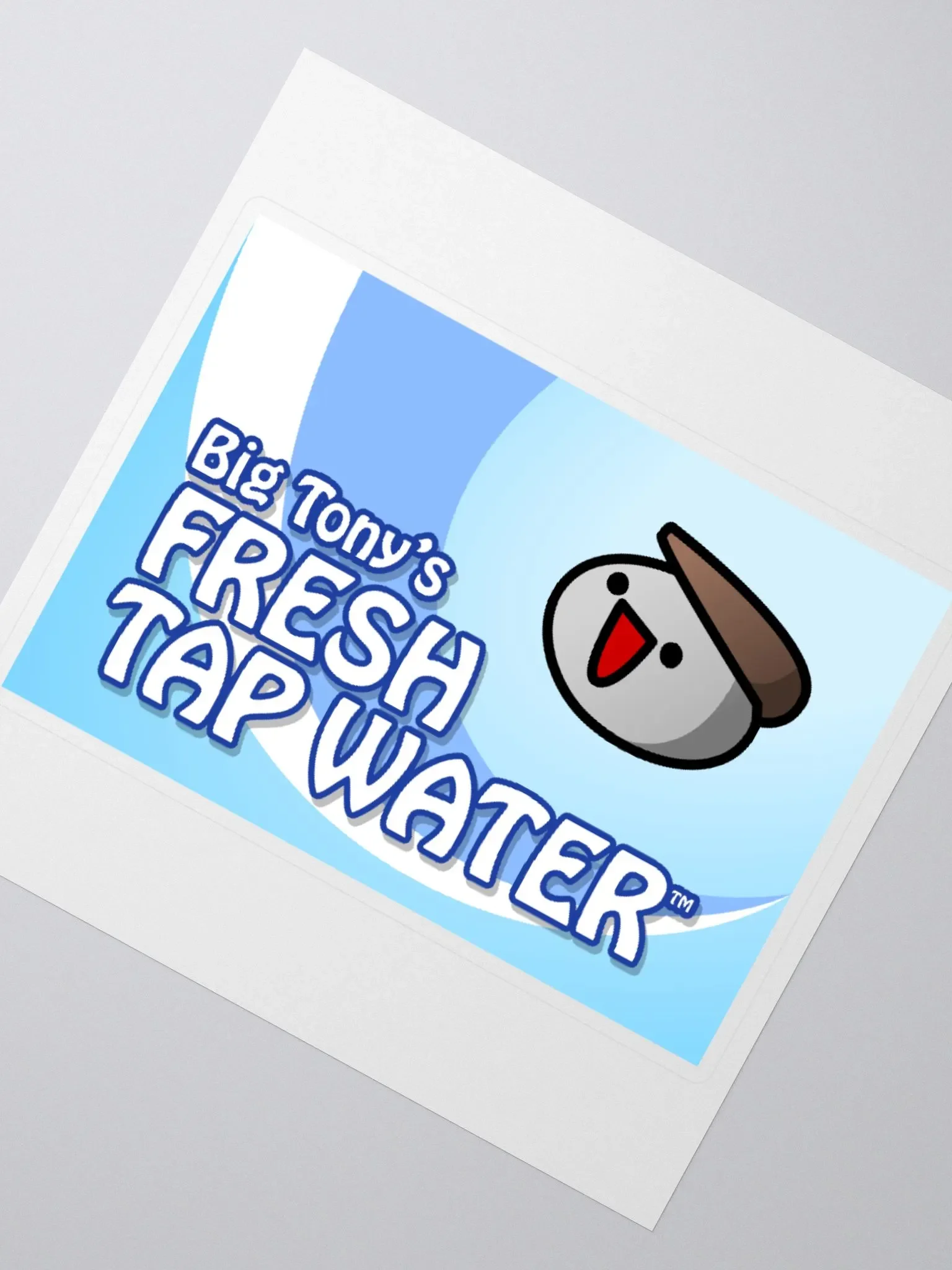 Big Tony's Fresh Tap Water Sticker product image (2)