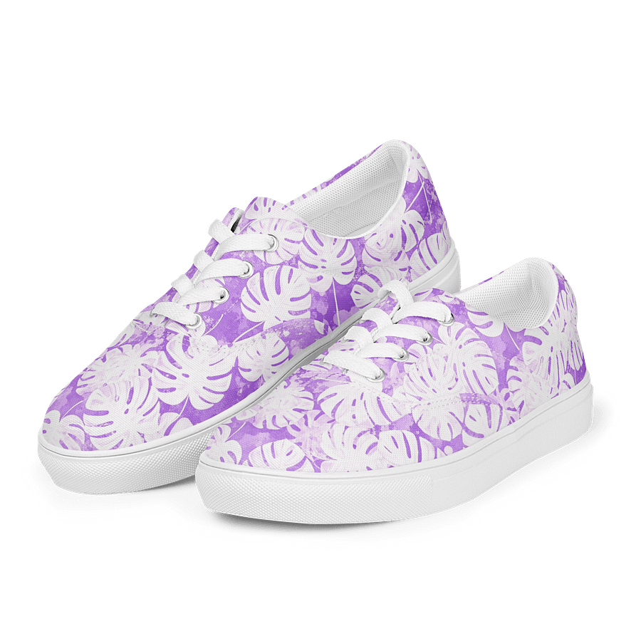 Monstera Dream Women's Canvas Shoes product image (1)