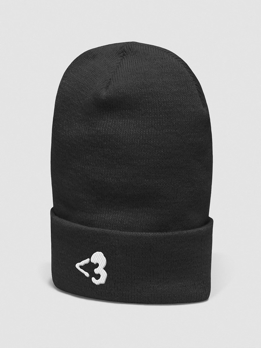 Less Than 3 - White Beanie product image (2)