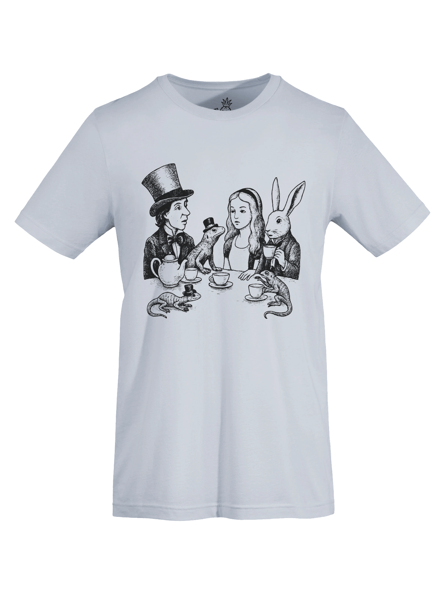 Alice in Wonderland Lizard and Mad Hatter Tea Party Unisex T-Shirt product image (70)