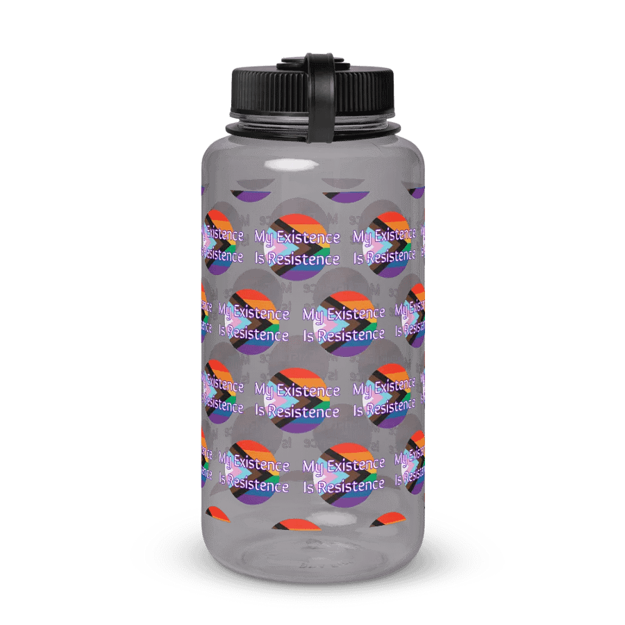 Resistors, My Existence is Resistance, Water Bottle product image (4)