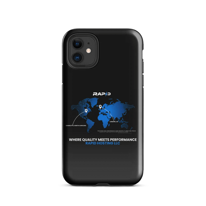 Rapid Hosting World Map iPhone® Tough Case product image (39)