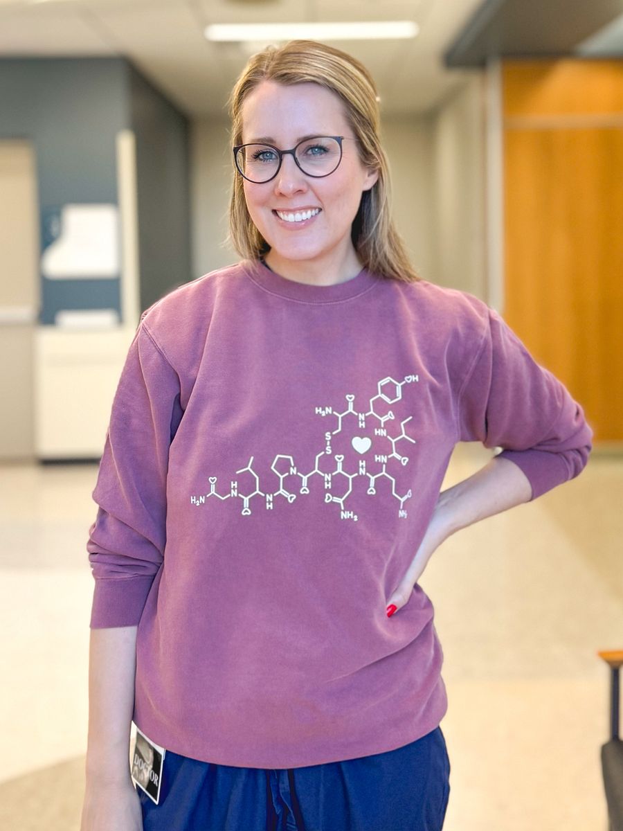 oxytocin is love (sweatshirt) product image (5)