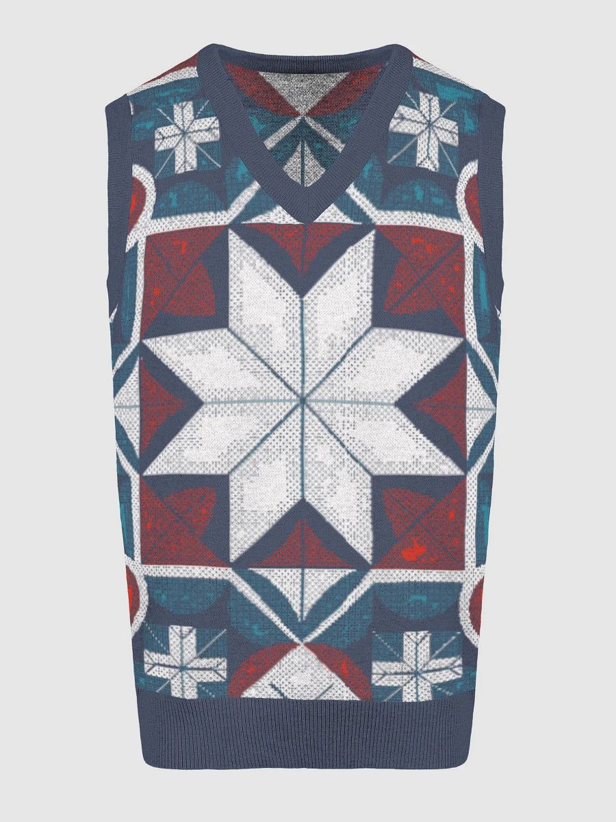 KaleidoStar patterned Jacquard Sweater V-Neck Vest product image (11)
