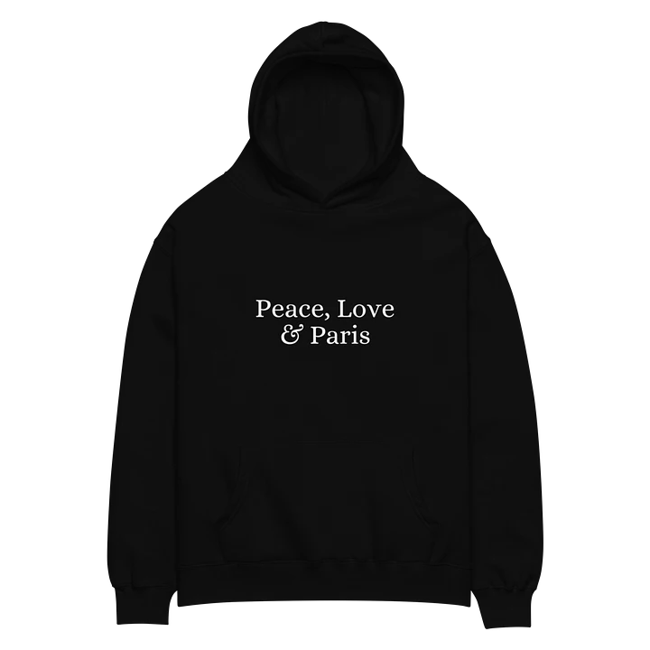 Peace, Love and Paris Unisex Oversized Hoodie product image (4)