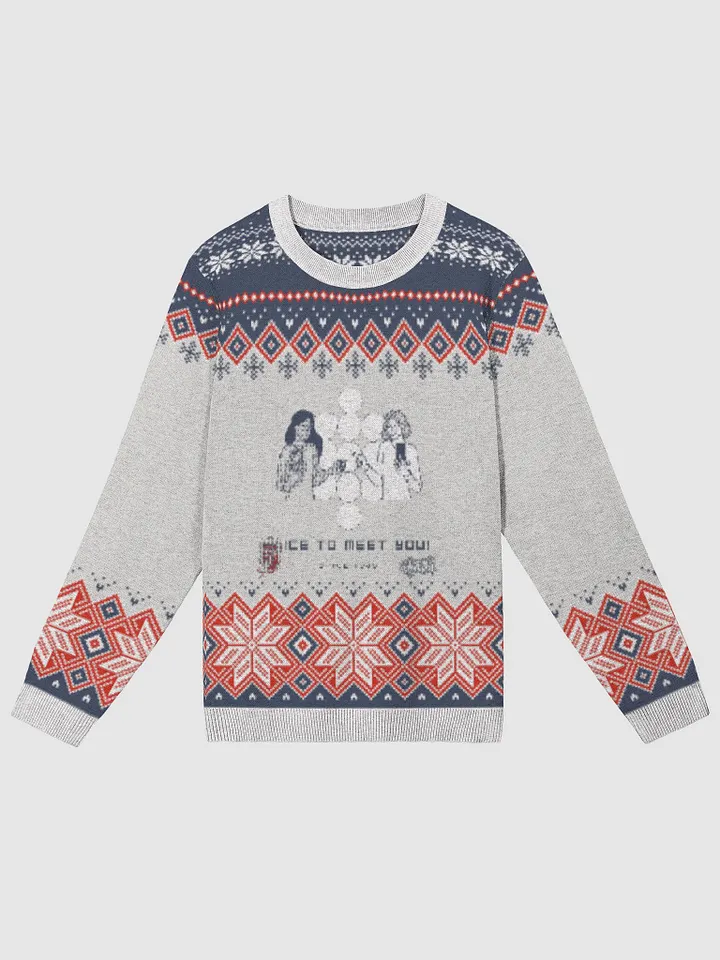 Ice To Meet You! Knitted Crewneck Sweater Classic Fit product image (1)