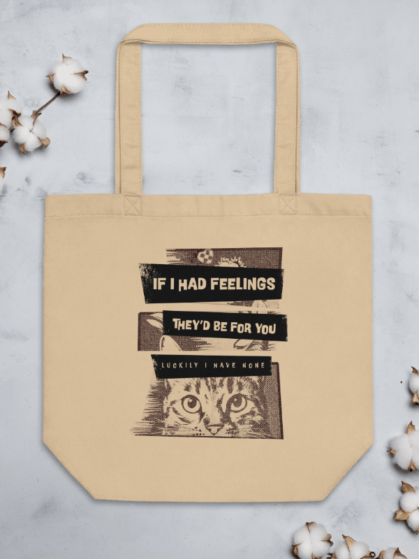 Vintage Cat Gaze - Organic Tote Bag product image (1)
