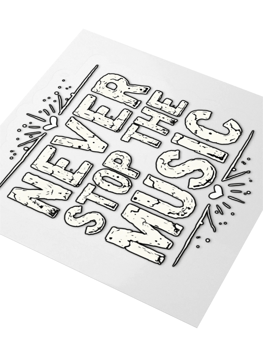 Sticker - NSTM White product image (4)