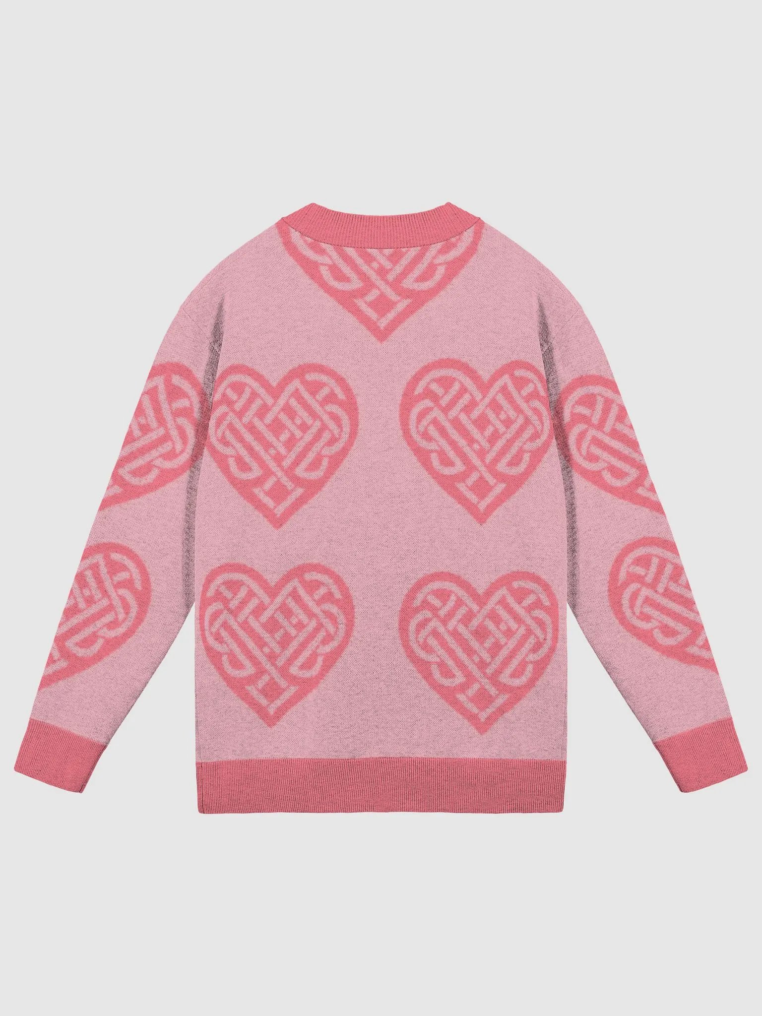 Celtic Love Heart Knitted Cardigan 🩷 product image (2)