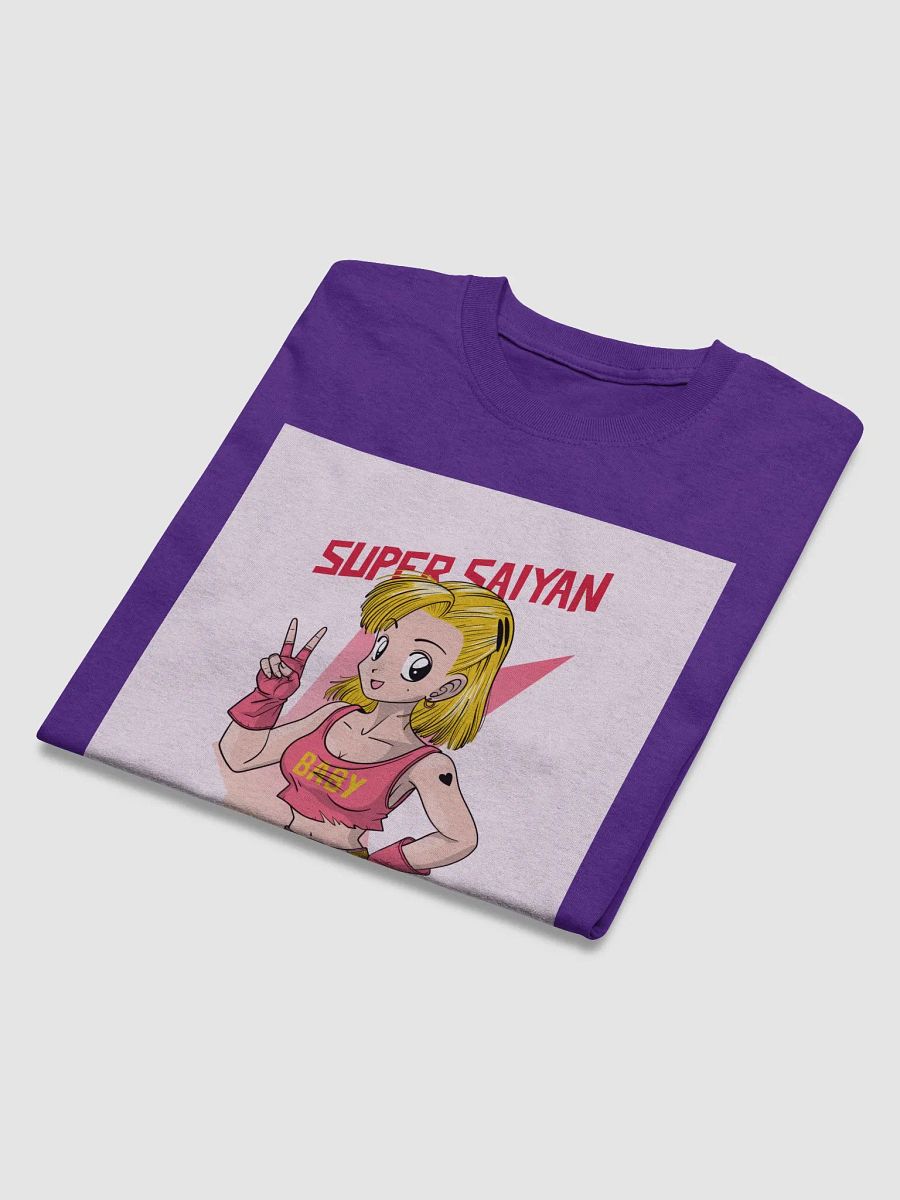 "Super Saiyan Sweetheart" Gildan Heavyweight T-Shirt - Fun & Playful Anime Style product image (4)