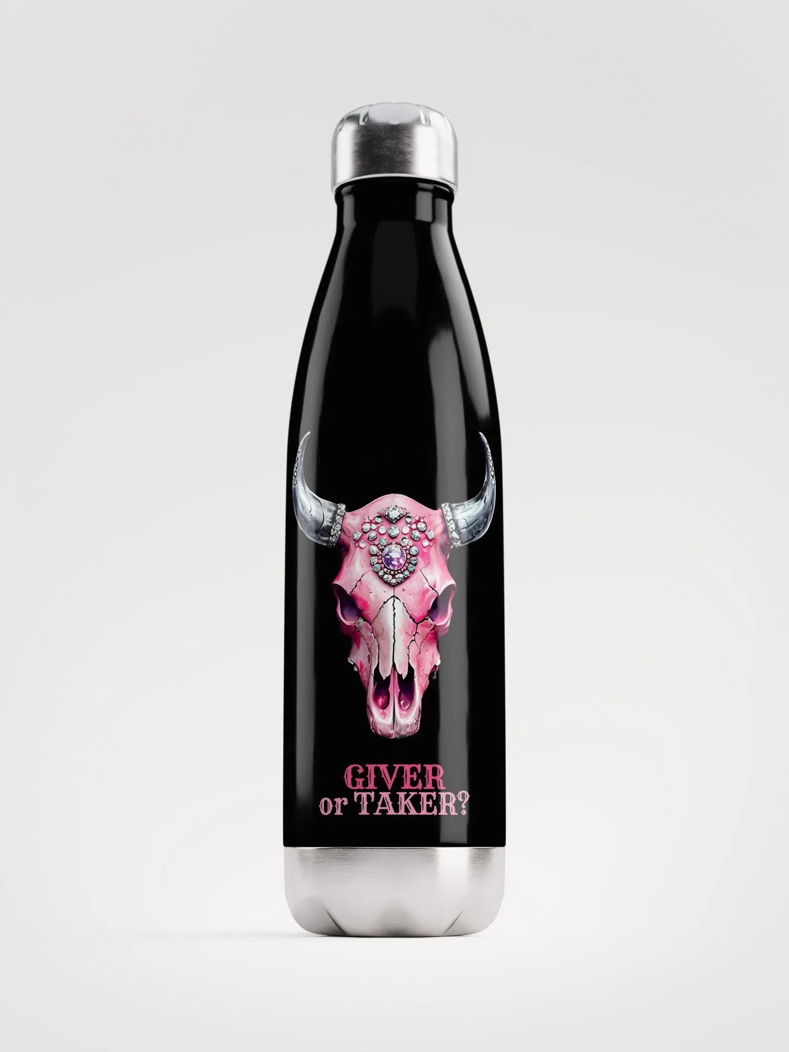 Giver or Taker? Stainless Steel Water Bottle product image (1)