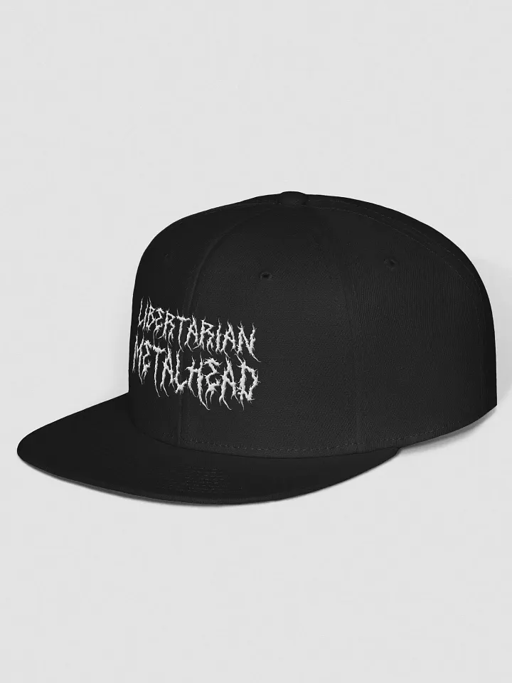 Libertarian Metalhead - Snapback White product image (2)