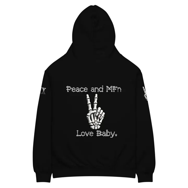 ''Peace & MF'n Love Baby'' Unisex Premium Oversized Hoodie product image (2)