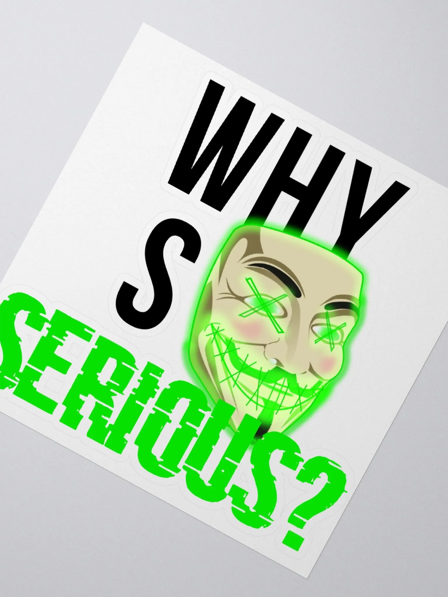 Why So Serious? Sticker product image (4)