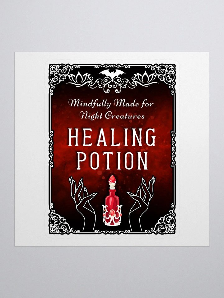 Healing Potion Sticker (Transparent) product image (2)